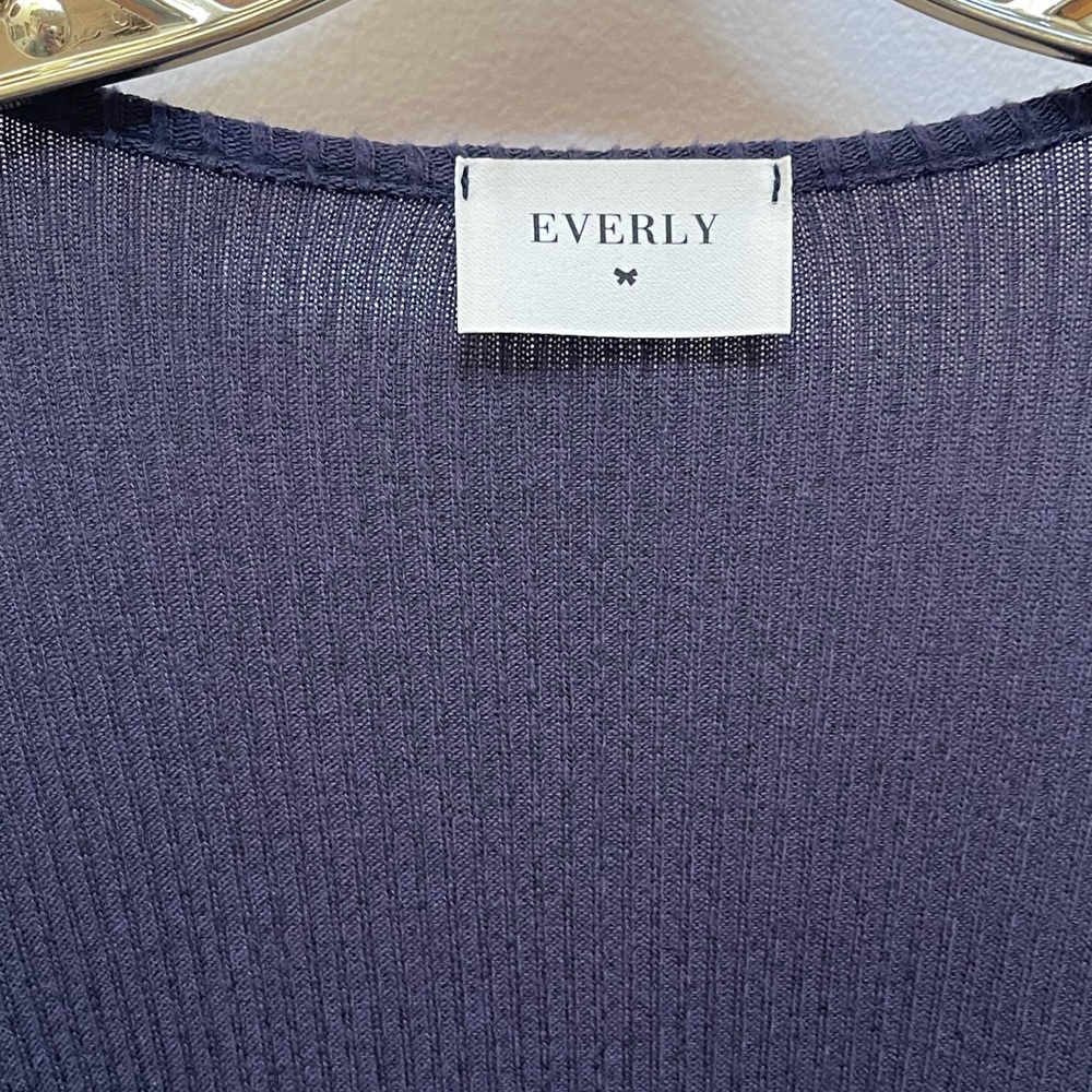 Everly Ruffle Sleeve Cardigan - Picture 6 of 8